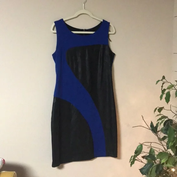 Ronni Nicole | Dresses | Ronni Nicole Blue Faux Leather Color Block Dress Business Casual Workwear S | Poshmark Ronni Nicole | Dresses | Ronni Nicole Blue Faux Leather Color Block Dress Business Casual Workwear S | Poshmark